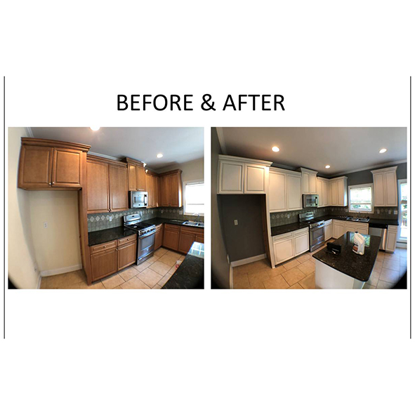 Kitchen remodeling before and after